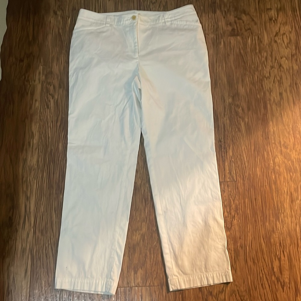 Talbots Straight-Leg Chino Pants - Picture 1 of 2